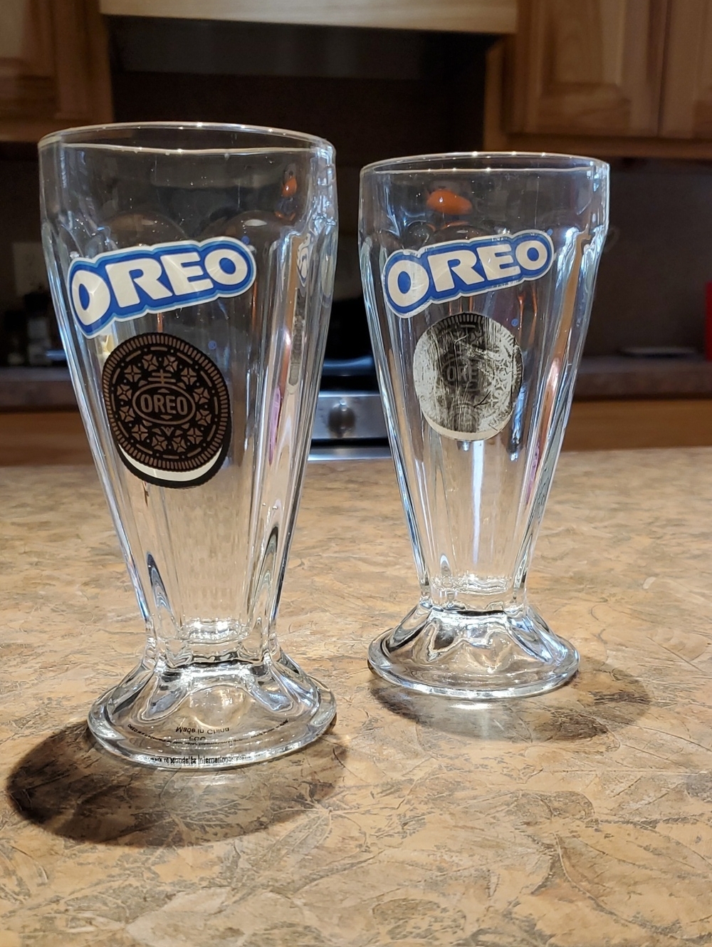 Oreo Clear Glass Tumbler - Set of 2